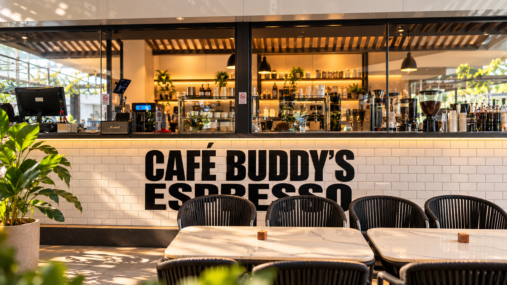 Coffee and conversation at Café Buddy's Espresso
